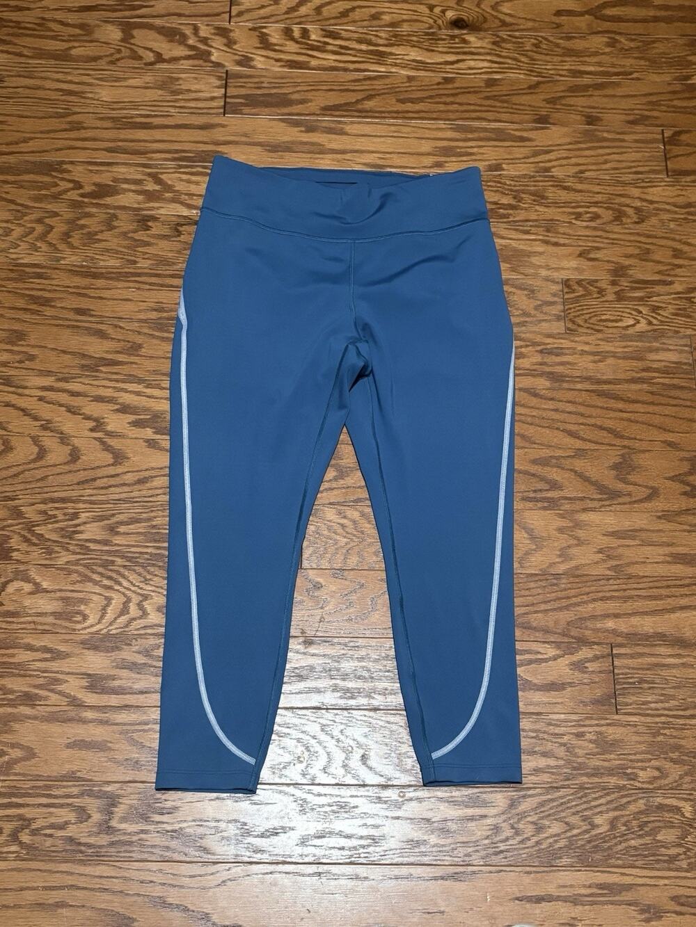 Peloton Women's Blue High Waisted Athletic Leggings Yoga Pants, Size XL